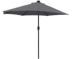 Sodo skėtis 294 x 150 x 224 cm Poliesteris ir plienas Antracito