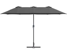 Sodo skėtis Antracitas 370 x 197 x 239 cm