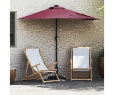 Sodo skėtis Bordo raudona 294 x 150 x 223 cm