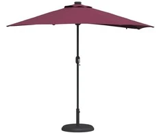 Sodo skėtis Bordo raudona 294 x 150 x 223 cm