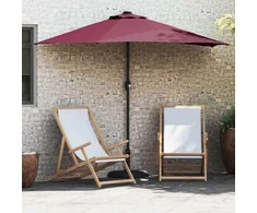Sodo skėtis Bordo raudona 294 x 150 x 224 cm
