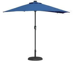 Sodo skėtis Azurblau 294 x 150 x 223 cm Poliesteris ir plienas