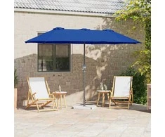 Sodo skėtis Azurblau 370 x 197 x 239 cm