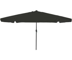 Sodo skėtis Juoda 395 x 395 x 245 cm Poliesteris