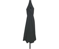 Sodo skėtis 395 x 395 x 245 cm Poliesteris Apvali Antracito