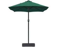 Sodo skėtis Žalia 385 x 209 x 244 cm Poliesteris ir plienas