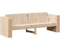 Sodo sofa Natūrali 185,5 x 60 x 62 cm Kietos pušies mediena