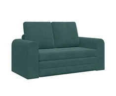 Sofa lova Tamsiai žalia 148 x 71 x 83 cm Aksomas