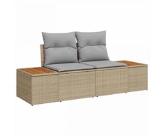 Sodo sofa Smėlio 184 x 62 x 85cm poliratanas