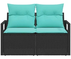 Sodo sofa su pagalve 120 x 62 x 69 cm poliratanas