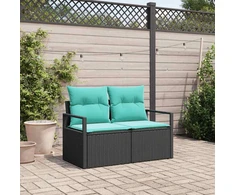 Sodo sofa su pagalve 120 x 62 x 69 cm poliratanas