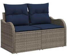 Sodo sofa su pagalve 121 x 62 x 69 cm poliratanas