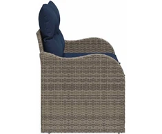 Sodo sofa su pagalve 121 x 62 x 69 cm poliratanas
