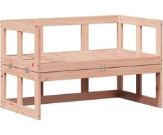 Sodo sofa-suoliukas, douglas eglės masyvas, išskleidžiama