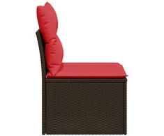| Sodo sofa | su pagalve Ruda 55 x 62 x 69 cm poliratanas