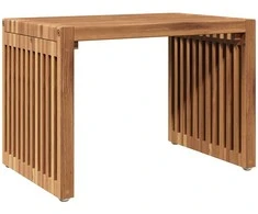 Sodo šoninis stalas Ruda 50 x 32,5 x 35 cm Kieto teka medžio