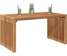 Sodo šoninis stalas Ruda 70 x 37,5 x 35,5 cm Kieto teka medžio