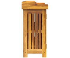 Sodo Spinta Natūrali 78 x 36,5 x 78cm Kietos akacijos mediena