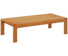 Sodo stalas, 100x50x27cm, akacijos medienos masyvas
