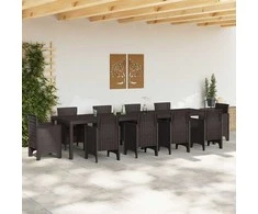 Sodo stalas Ruda 350 x 100 x 74 cm poliratanas