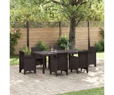 Sodo stalas Ruda 200 x 100 x 73 cm poliratanas