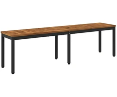 Sodo suolas 161 x 35 x 45 cm Kietos akacijos mediena