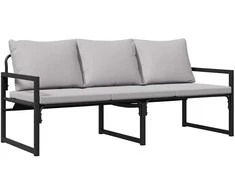 Sodo baldai Šviesiai pilka 180 x 72,5 x 71 cm Poliesteris