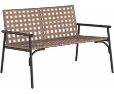 Sodo Kėdė Ruda 110,5 x 79 x 75,5 cm poliratanas