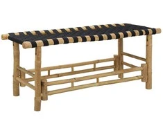 Sodo suolas 110 x 38 x 40 cm Bambukas Natūrali Stačiakampio