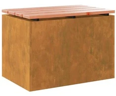 Sodo suolas Rūdijanti 60 x 40 x 43 cm