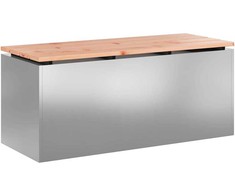 Sodo suolas Sidabro 100 x 40 x 43 cm Galvanizuotas plienas