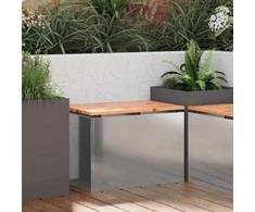 Sodo suolas Sidabro 60 x 40 x 43 cm Galvanizuotas plienas