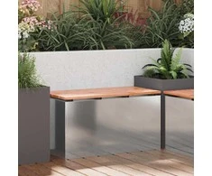 Sodo suolas Sidabro 80 x 40 x 43 cm Galvanizuotas plienas