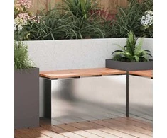 Sodo suolas Sidabro 80 x 40 x 43 cm Nerūdijantis plienas