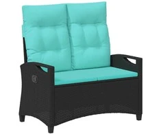 Sodo suolas su pagalve 105 x 60 x 112 cm plienas