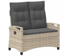 Sodo suolas su pagalve 105 x 60 x 112 cm plienas