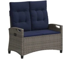 Sodo suolas su pagalve 105 x 60 x 112 cm plienas