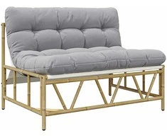 Lauko sėdimos vietos Šviesiai pilka 110 x 74,5 x 71 cm Plienas