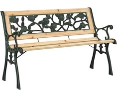 Sodo suolas su pagalve Ruda 116 x 54 x 73 cm Medis