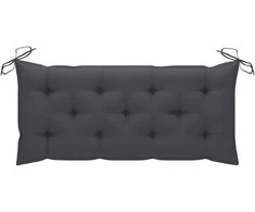 Sodo suoliukas su pagalvėle, 120cm, bambukas (41504+314944)