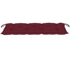Sodo suoliukas su pagalvėle, 120cm, bambukas (41504+314953)