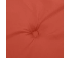Sodo suoliuko pagalvėlė, raudonos mišinys, 200x50x7cm, audinys