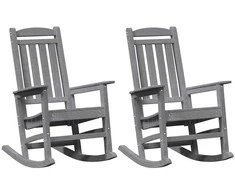 Supamasis krėslas 2 pcs Šviesiai pilka 92 x 70 x 108 cm