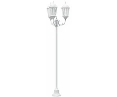 Sodo šviesa Balta 57 x 49 x 241 cm Aliuminis ir stiklas