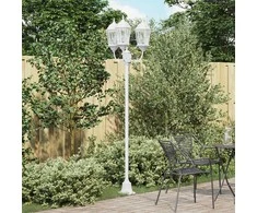 Sodo šviesa Balta 57 x 49 x 241 cm Aliuminis ir stiklas