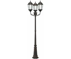Sodo šviesa Bronzinė 61 x 53 x 235 cm Aliuminis ir stiklas