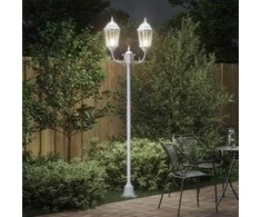 Sodo šviesa Balta 68 x 20 x 235 cm Aliuminis ir stiklas