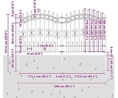 Sodo tvora KAMPEN 240 x 166 cm