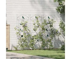 Sodo tvora 3 pcs Žalia 110 x 40 cm Plienas