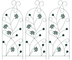 Sodo tvora 3 pcs Žalia 112 x 39,5 cm Plienas